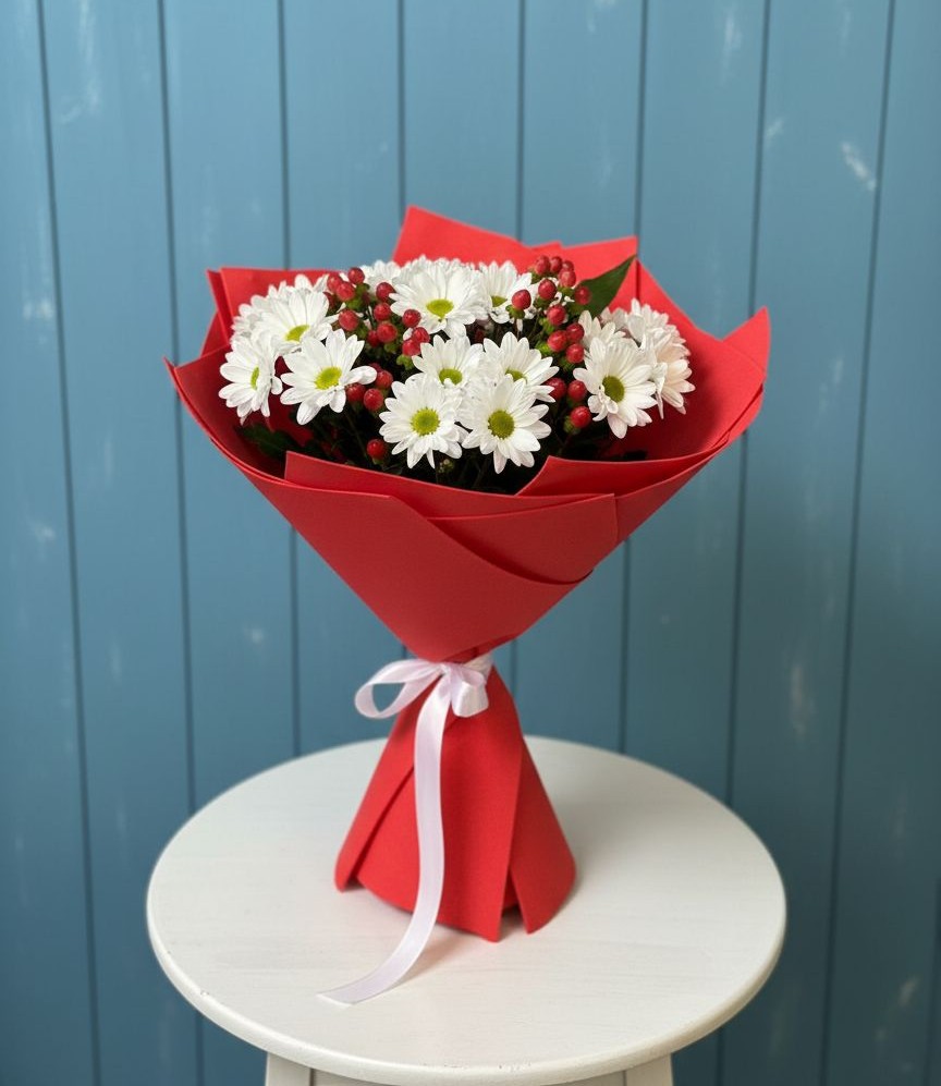 Букет цветов из: Хризантемы в Минеральных водах