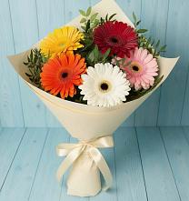 Букет цветов из:  Герберы в Минеральных водах