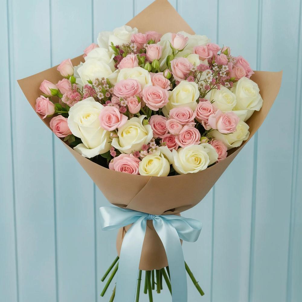 Букет цветов из: Розы в Минеральных водах