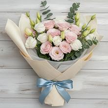 Букет цветов из:  Лизиантусы в Минеральных водах