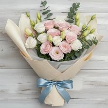 Букет цветов из:  Лизиантусы в Минеральных водах