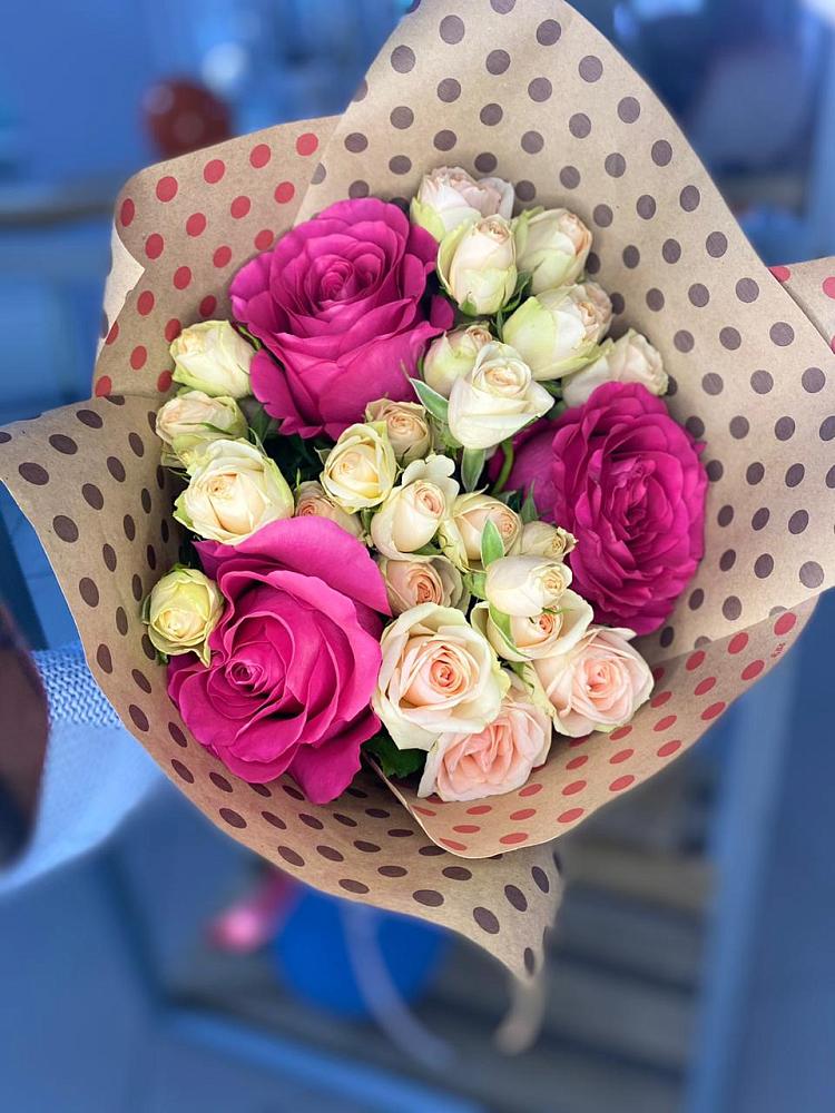 Букет цветов из: Розы в Минеральных водах