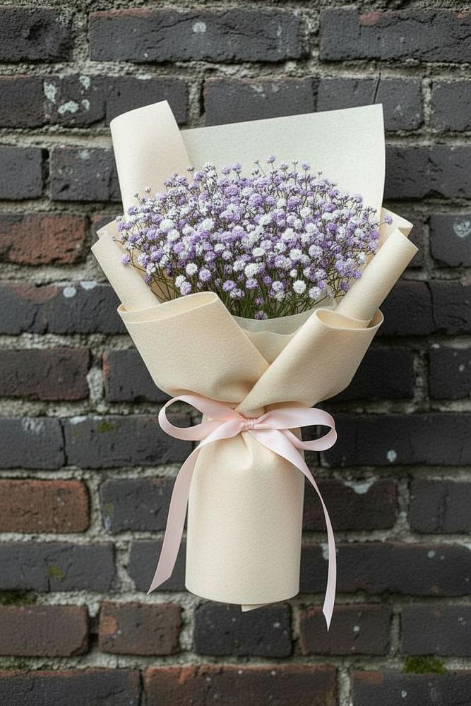 Букет цветов из: Гипсофила в Минеральных водах