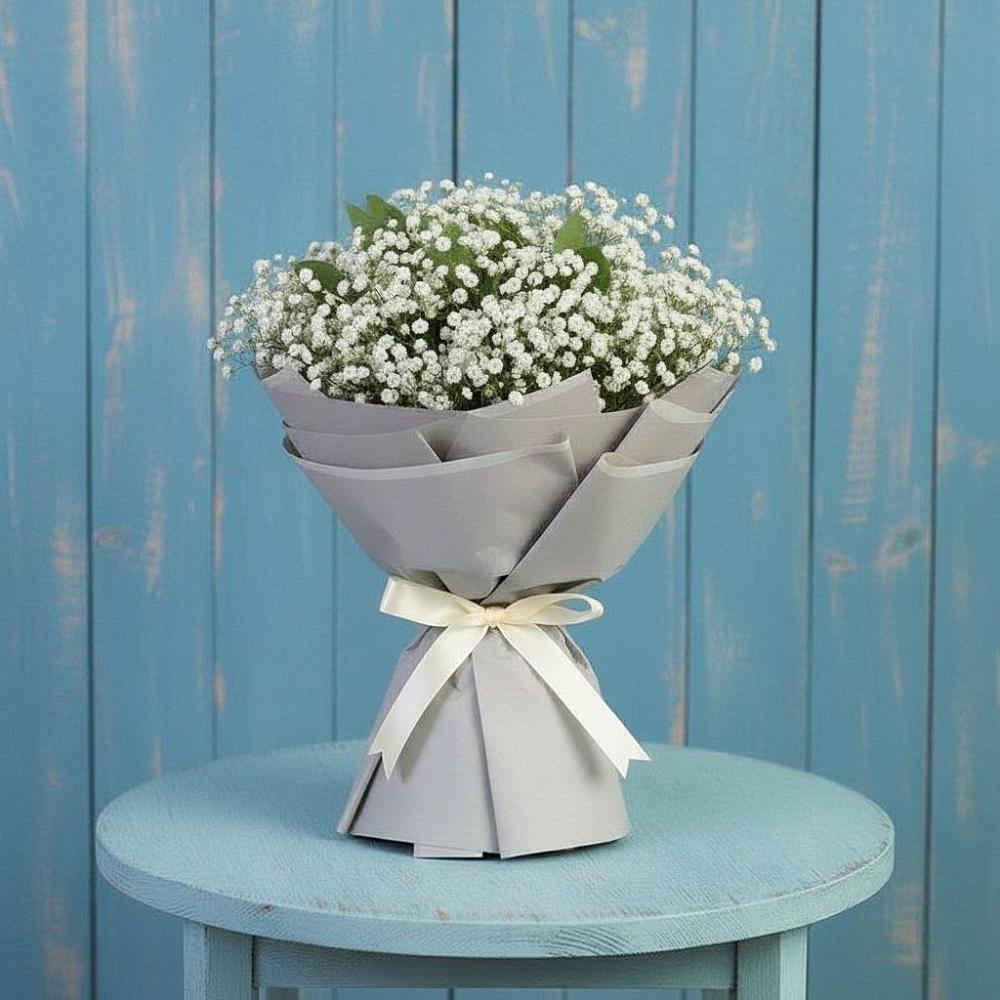 Букет цветов из: Гипсофила в Минеральных водах