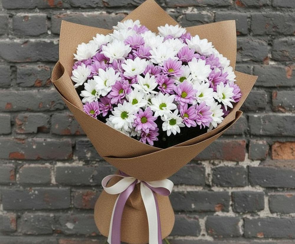 Букет цветов из: Хризантемы в Минеральных водах