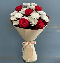 Букет цветов из:  Розы и Хризантемы в Минеральных водах