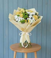Букет цветов из:  Хризантемы и Розы в Минеральных водах