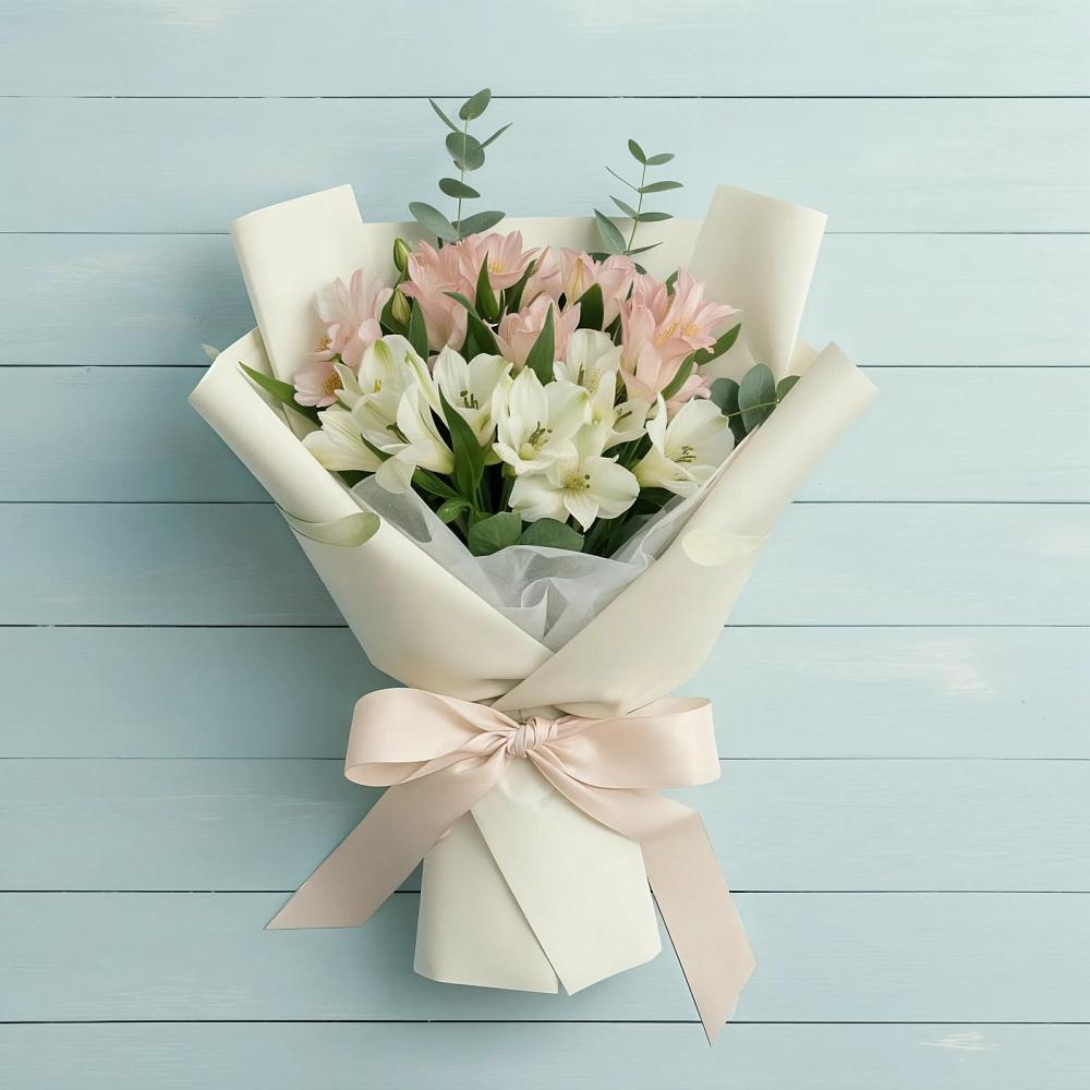 Букет цветов из: Альстромерии в Минеральных водах