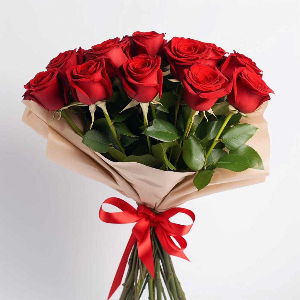 Букет 11 Красных роз Эдлесс Лав в Минеральных водах