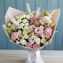 Букет цветов из:  Альстромерии и Розы в Минеральных водах